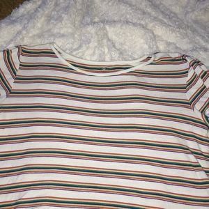 striped rainbow summer t